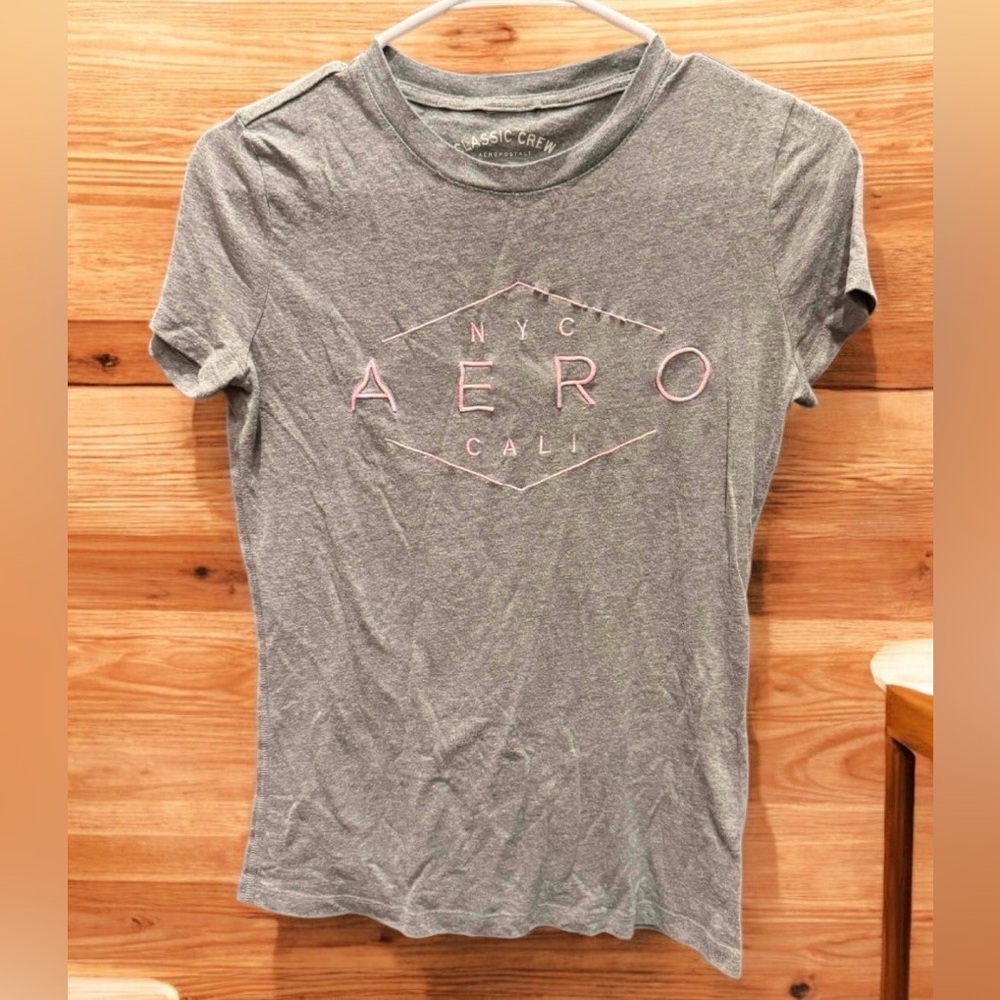Aeropostale Gray Short Sleeve Tee MEDIUM